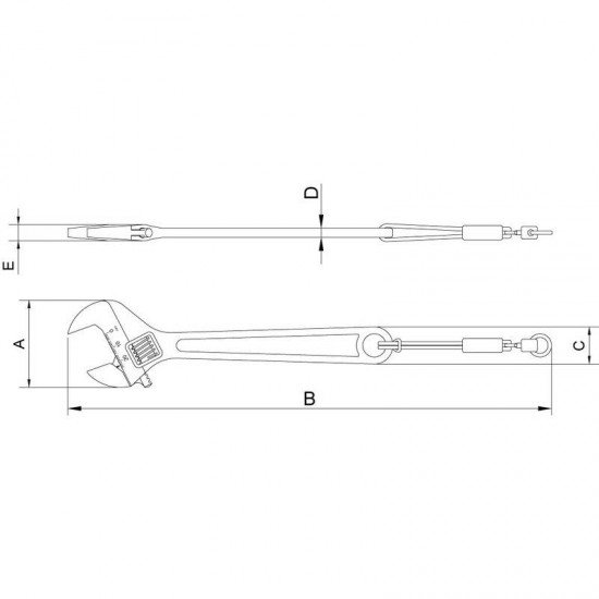 CHAVE AJUSTAVEL 6 - PARA TRABALHO EM ALTURA TRAMONTINA