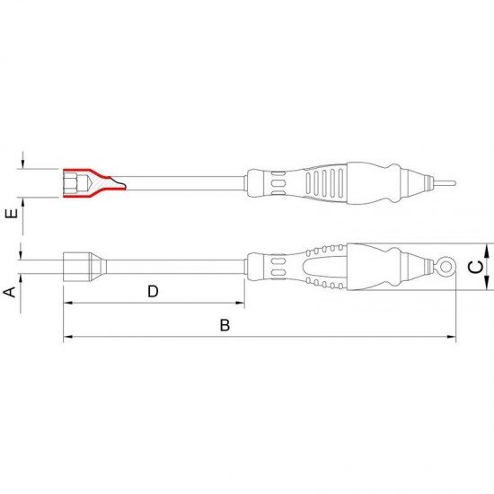 CHAVE CANHAO IEC 4 MM - PARA TRABALHO EM ALTURA TRAMONTINA