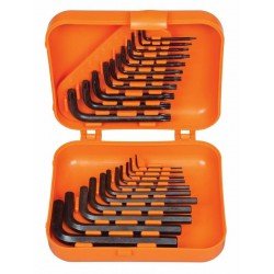 ESTOJO COM CHAVES HEXAGONAIS E TRAFIX 22 PECAS TRAMONTINA