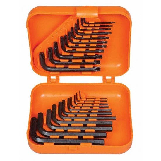 ESTOJO COM CHAVES HEXAGONAIS E TRAFIX 22 PECAS TRAMONTINA