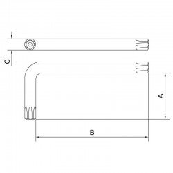 CHAVE TRAFIX COM GUIA T10 TRAMONTINA