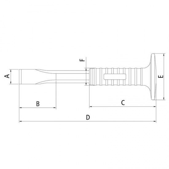 TALHADEIRA COM EMPUNHADURA 8 TRAMONTINA