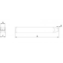 JOGO DE PUNCOES ALFABETICOS 27 PECAS - 3 MM TRAMONTINA