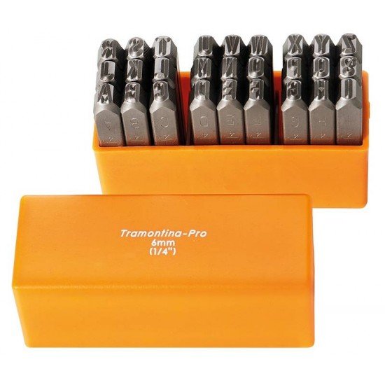 JOGO DE PUNCOES ALFABETICOS 27 PECAS - 3 MM TRAMONTINA