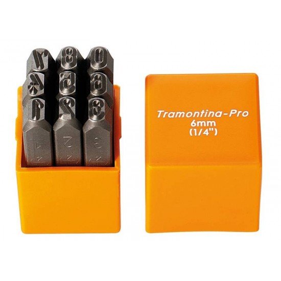 JOGO DE PUNCOES NUMERICOS 9 PECAS - 3 MM TRAMONTINA