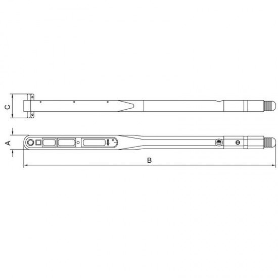TORQUIMETRO DE ESTALO ENCAIXE 3 8 10-50 N M TRAMONTINA
