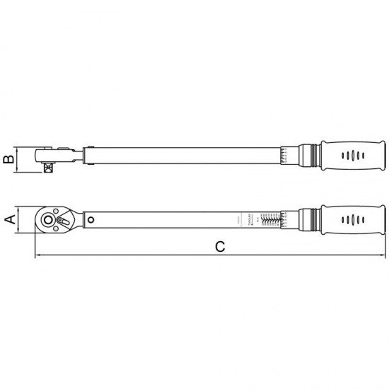 TORQUIMETRO DE ESTALO ENCAIXE 3 8 4-20 N M TRAMONTINA