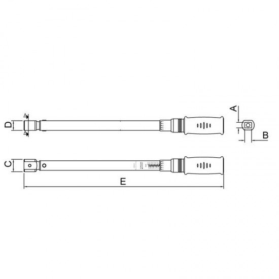 TORQUIMETRO DE ESTALO INTERCAMBIAVEL 4-20 N M - ENCAIXE 9X12 TRAMONTINA