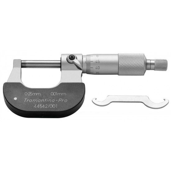 MICROMETRO EXTERNO CAPACIDADE 0-25 MM TRAMONTINA