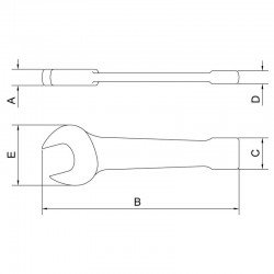 CHAVE FIXA DE BATER 60MM TRAMONTINA