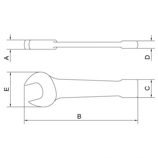 CHAVE FIXA DE BATER 60MM TRAMONTINA