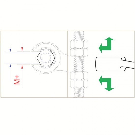 CHAVE POLIGONAL 11X13MM TRAMONTINA