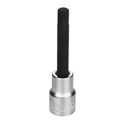 SOQUETE LONGO EM ACO CROMO VANADIO PONTA MULTIDENTADA 10 MM - ENCAIXE 1 2 TRAMONTINA