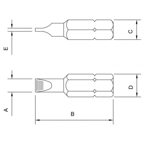 PONTEIRA PONTA CHATA 4 5X25 MM TRAMONTINA