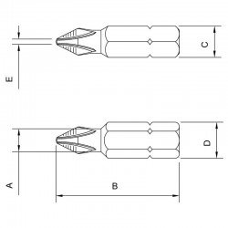 PONTEIRA PONTA CRUZADA NR 1 (4X50 MM) TRAMONTINA