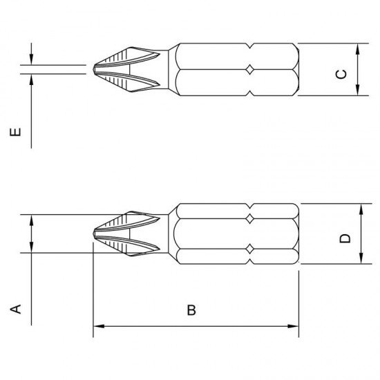 PONTEIRA PONTA CRUZADA NR 1 (4X50 MM) TRAMONTINA
