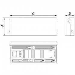 MARTELETE MANUAL DE IMPACTO 8 PECAS TRAMONTINA