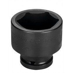 SOQUETE DE IMPACTO SEXTAVADO EM ACO CROMO MOLIBDENIO 32 MM - ENCAIXE 3 4 TRAMONTINA