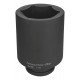 SOQUETE DE IMPACTO SEXTAVADO LONGO EM ACO CROMO MOLIBDENIO 90 MM - ENCAIXE 1 1 2 TRAMONTINA
