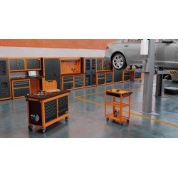 CARRO PARA FERRAMENTAS 2 GAVETAS E 2 PORTAS TRAMONTINA