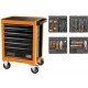 CARRO PARA FERRAMENTAS 6 GAVETAS 92 PECAS TRAMONTINA