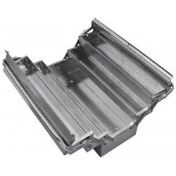 CAIXA SANFONADA EM ACO INOX 5 GAVETAS, ALCAS DOBRAVEIS TRAMONTINA
