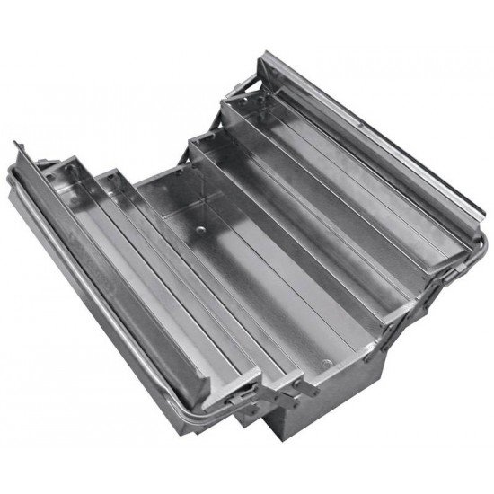 CAIXA SANFONADA EM ACO INOX 5 GAVETAS, ALCAS DOBRAVEIS TRAMONTINA