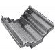 CAIXA SANFONADA EM ACO INOX 5 GAVETAS, ALCAS DOBRAVEIS TRAMONTINA