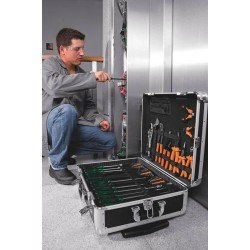 MALETA PARA FERRAMENTAS COM RODINHAS E PUXADOR TRAMONTINA