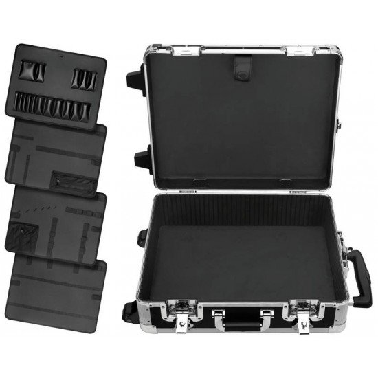 MALETA PARA FERRAMENTAS COM RODINHAS E PUXADOR TRAMONTINA