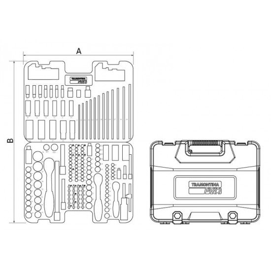 KIT DE FERRAMENTAS PARA MECANICO TRAMONTINA