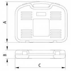 MALETA COM FERRAMENTAS 43 PECAS TRAMONTINA