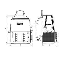MOCHILA PORTA FERRAMENTAS 20 L - 20 PRO TRAMONTINA