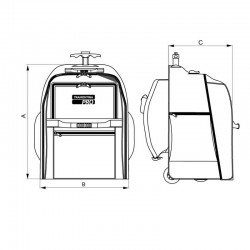 MOCHILA PORTA FERRAMENTAS 35 L - 25 PRO TRAMONTINA