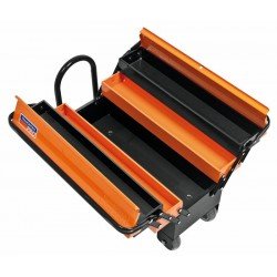CAIXA SANFONADA CARGOBOX COM RODAS E PUXADOR 5 GAVETAS TRAMONTINA