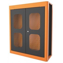 PAINEL SUPERIOR GRANDE COM 2 PORTAS E CHAPAS PERFURADAS PARA FERRAMENTAS TRAMONTINA