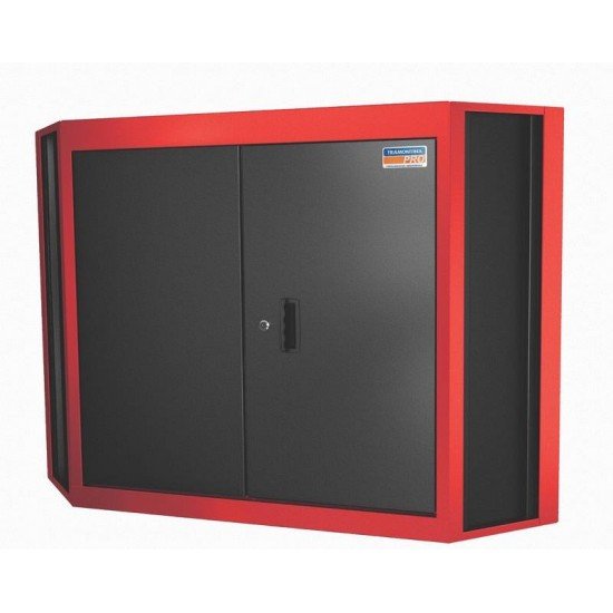 PAINEL PARA FERRAMENTAS GRANDE 2 PORTAS CANTO L VERMELHO TRAMONTINA