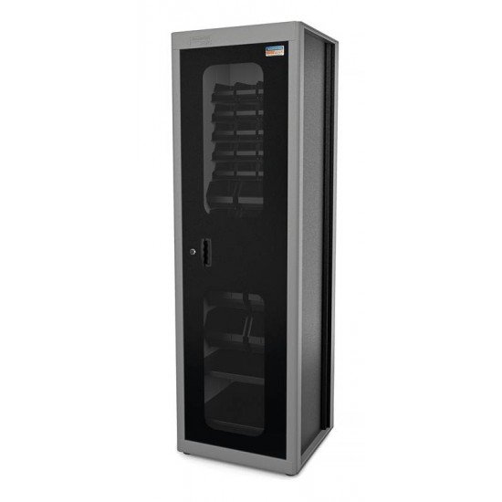 ARMARIO PARA FERRAMENTAS COM 1 PORTA, 29 CAIXAS PLASTICAS BIN E VISOR TRAMONTINA