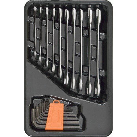 MODULO DE CHAVES FIXAS E HEXAGONAIS 19 PECAS TRAMONTINA