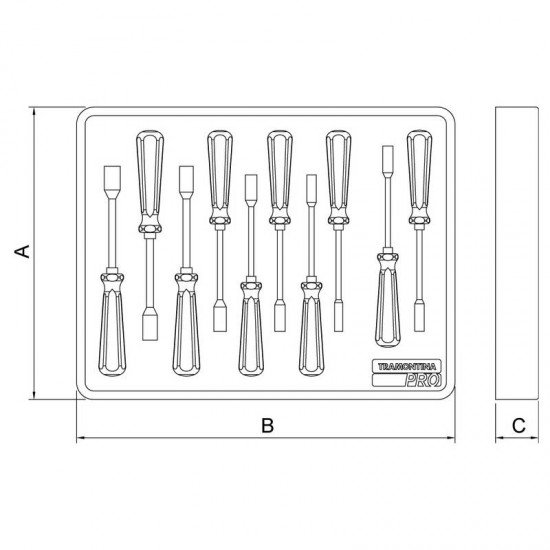 MODULO COM CHAVES CANHAO 10 PECAS TRAMONTINA