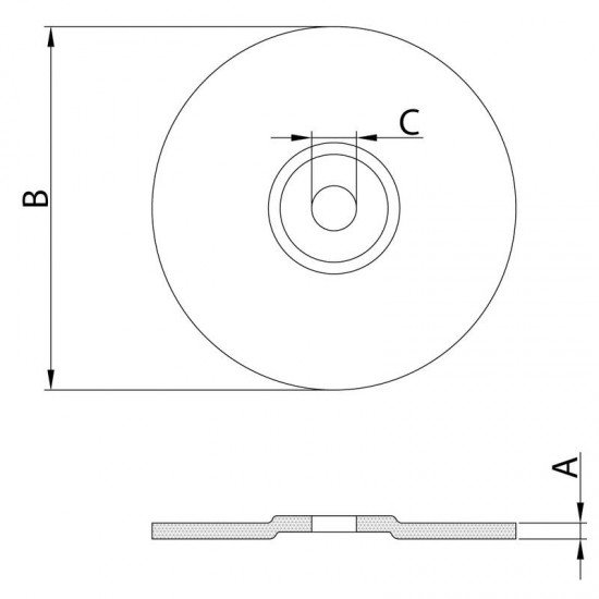 DISCO DE DESBASTE PARA ACOS 7 TRAMONTINA
