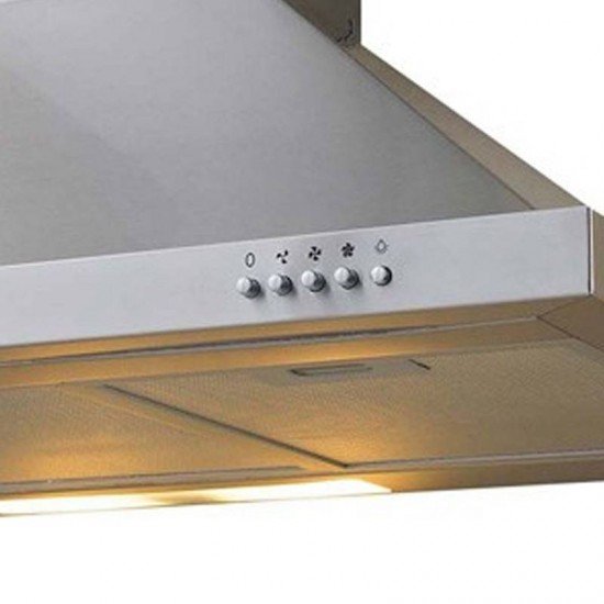 COIFA DE PAREDE FISCHER TRADITION PLUS 90 CM INOX