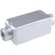 CONDULETE EM ALUMINIO TIPO C DE 2.1 2 COM TAMPA SEM ROSCA COM PINTURA EPOXI TRAMONTINA