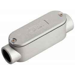 CONDULETE ALUMINIO TIPO C MOD.AMERICANO DE 1 2 TAMPA C ROSCA BSP PINTURA EPOXI TRAMONTINA