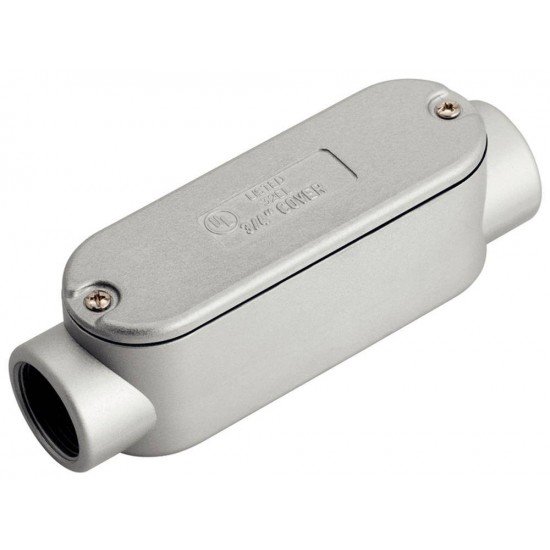 CONDULETE ALUMINIO TIPO MOD.AMERICANO DE 1.1 2 TAMPA ROSCA BSP PINTURA EPOXI TRAMONTINA