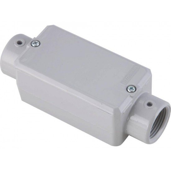 CONDULETE EM ALUMINIO TIPO C 1.1 2 SEM ROSCA COM TAMPA E COM PINTURA EPOXI TRAMONTINA