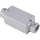 CONDULETE EM ALUMINIO TIPO C 1.1 2 SEM ROSCA COM TAMPA E COM PINTURA EPOXI TRAMONTINA