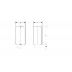 KIT 6 UNI CONDULETE EM ALUMINIO TIPO E DE 3 4 COM ROSCA BSP COM PINTURA EPOXI TRAMONTINA