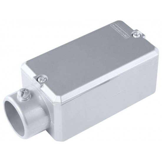 CONDULETE EM ALUMINIO TIPO E 2 SEM ROSCA COM TAMPA E COM PINTURA EPOXI TRAMONTINA