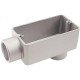 KIT 6 UNI CONDULETE EM ALUMINIO TIPO LB DE 3 COM TAMPA COM ROSCA BSP COM PINTURA EPOXI TRAMONTINA